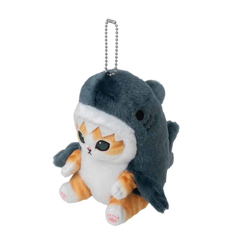 Mofusand: Shark Costume Plush Keychain