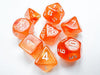 Chessex – Borealis Polyhedral Blood Orange/White