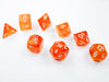 Chessex – Borealis Polyhedral Blood Orange/White