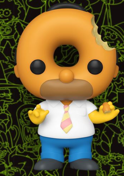 The Simpsons - Homer Donut Head US Exclusive Pop! Vinyl Figure