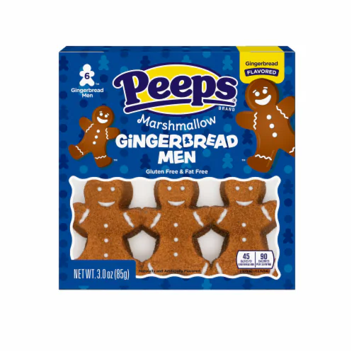 PEEPS® 6 ct. Gingerbread Flavored Marshmallow Gingerbread Men