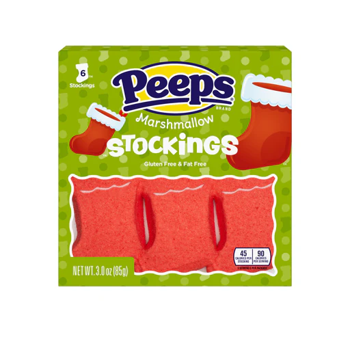 PEEPS® 6 ct. Marshmallow Stockings