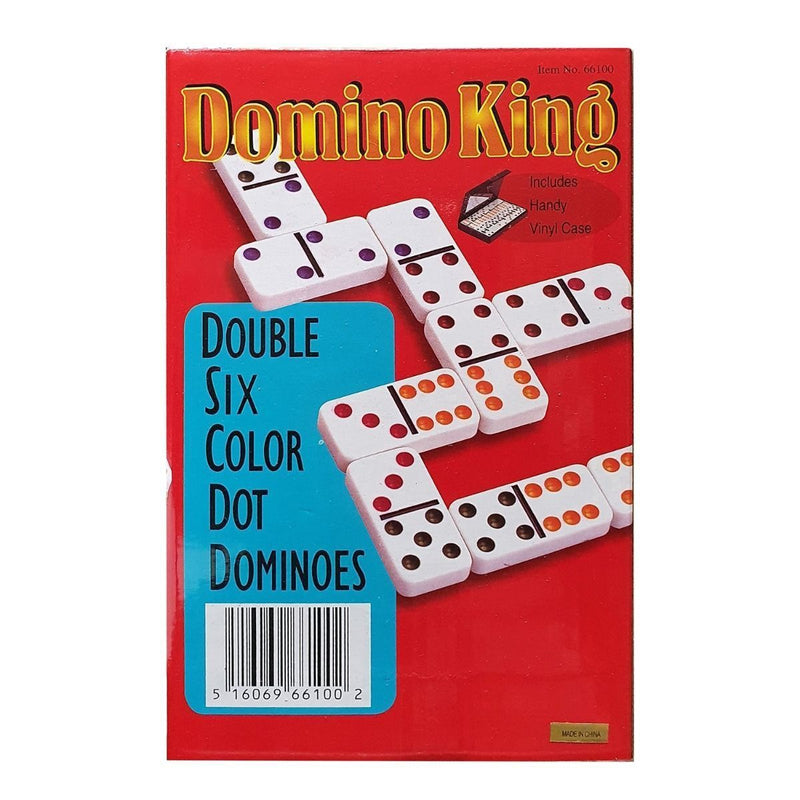 Dominoes King Double Six Coloured Dots