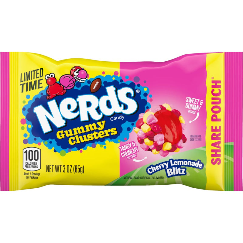 Nerds: Gummy Cluster - CHERRY LEMONADE Pouch (3oz)