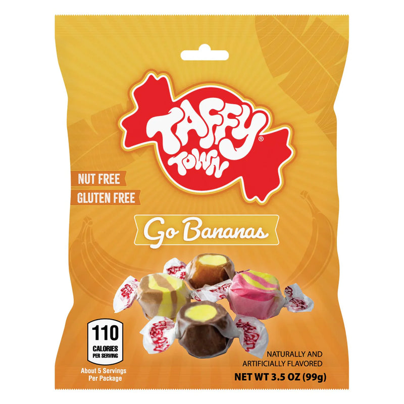 Taffy Town: 3.5oz Peg Bag - Go Bananas