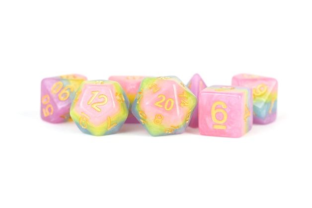 MDG - Resin Polyhedral Dice Set: Pastel Fairy