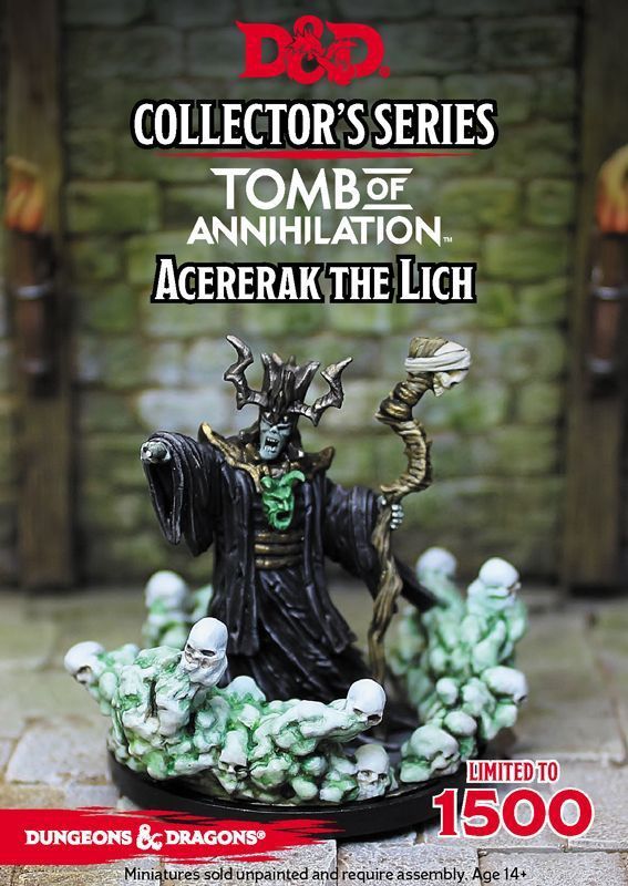 D&D Collectors Series Miniatures Tomb of Annihilation Acererak the Liche