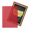 Dragon Shield Sleeves (100) Clear Red Matte