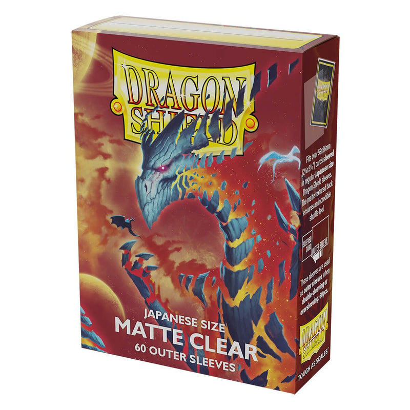 Dragon Shield Outer Sleeves (60) Japanese Matte Clear