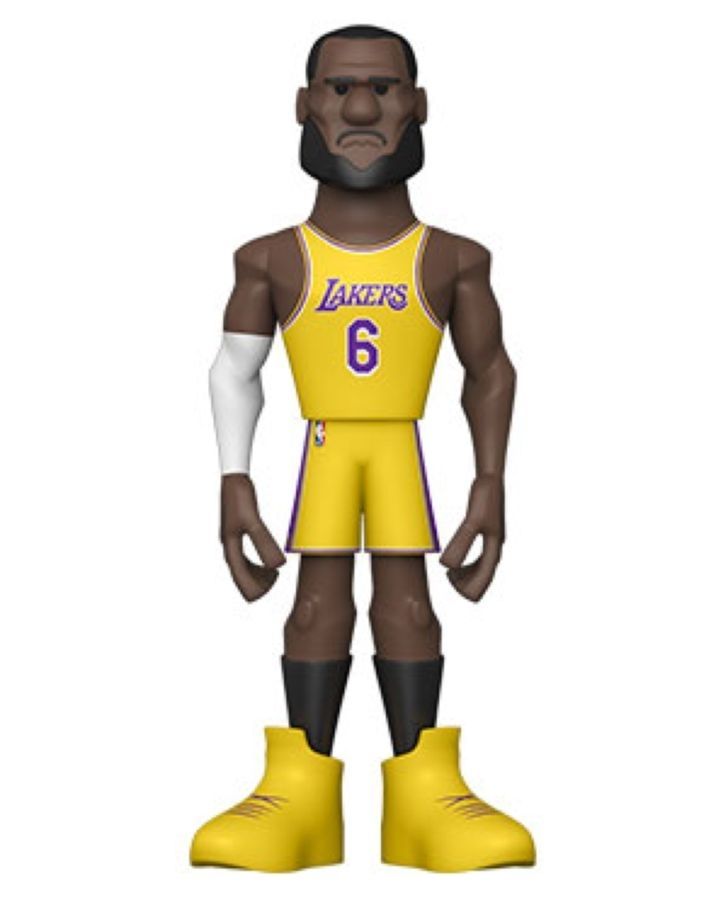 NBA: Lakers - LeBron James (Chance of Chase) 12in Vinyl Gold Figure