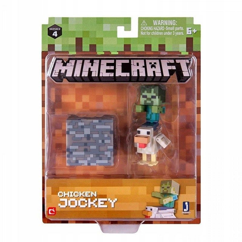 Minecraft - Series 4 Baby Zombie Pigman Jockey Action Figure