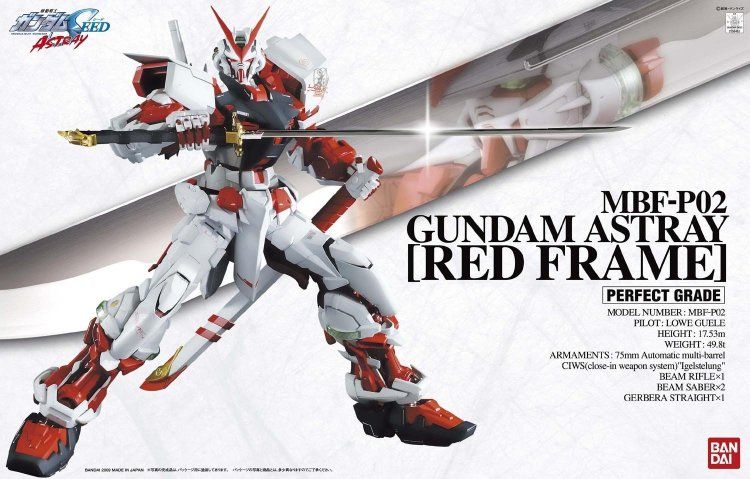 PG 1/60 Gundam Astray Red Frame Model Kit