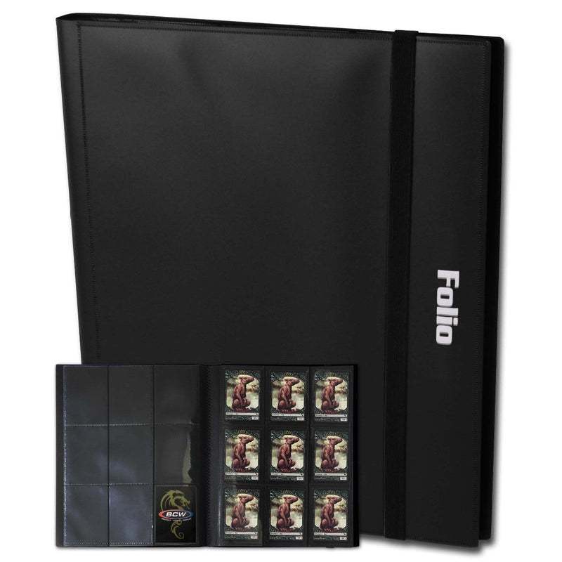 BCW: Portfolio 9-Pocket Album - Black