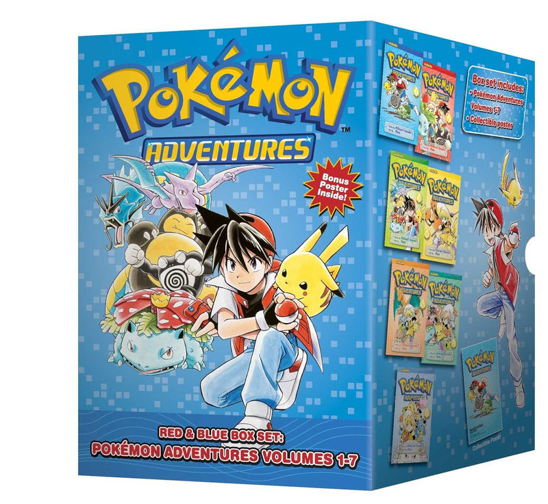 Pokemon Adventures - Red & Blue Box Set (Includes Vols. 1-7)