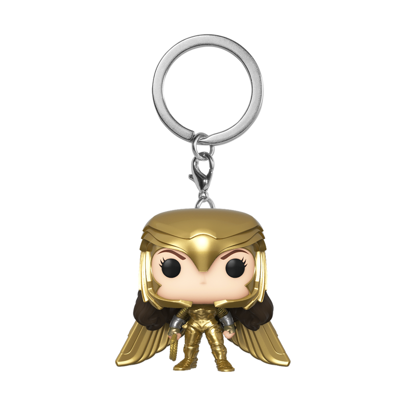 Wonder Woman: 1984 - Wonder Woman Gold Power Pose Pocket Pop! Keychain