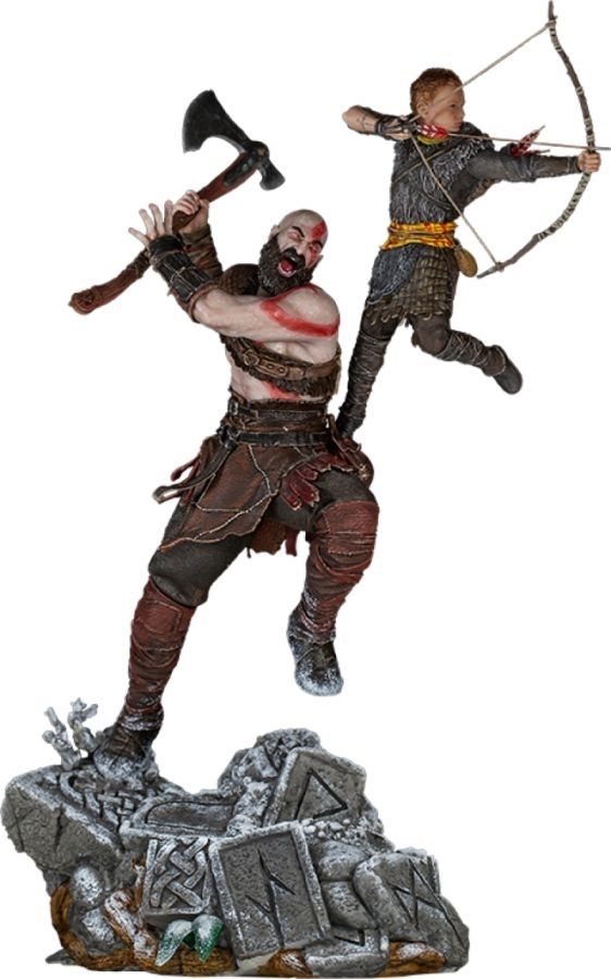 God of War - Kratos & Atreus 1:10 Scale Statue
