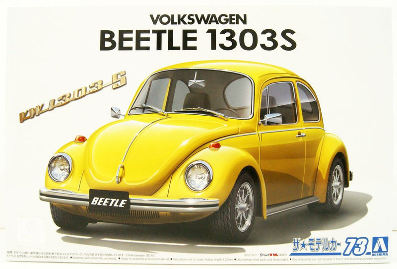 Volkswagen 13AD Beetle 1303S 1973 1/24th Scale Model Kit