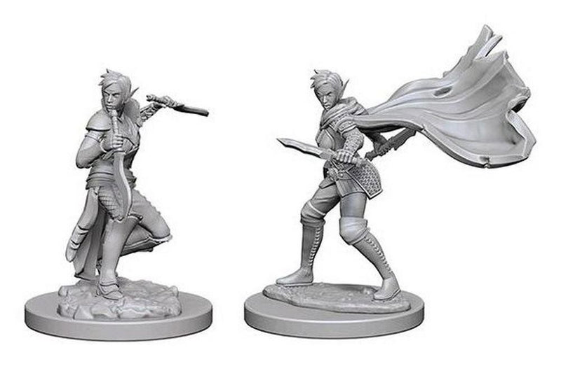 Pathfinder Deep Cuts Unpainted Miniatures Elf Female Rogue