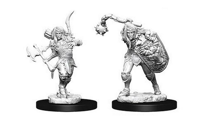 Pathfinder - Deep Cuts Unpainted Miniatures: Elf Male Fighter #2