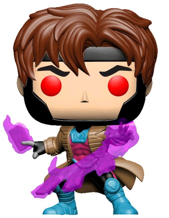 X-Men - Gambit with Cards Translucent Glow (US Exclusive) Pop! Vinyl Figure