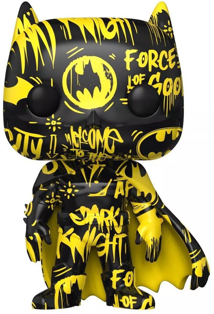 DC Comics: Artist Series - Batman Black & Yellow Pop! Vinyl Figure with Protector