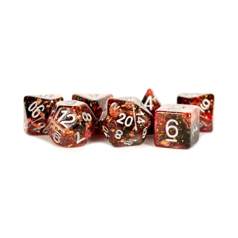 MDG - Eternal Resin Polyhedral Dice Set: Fire