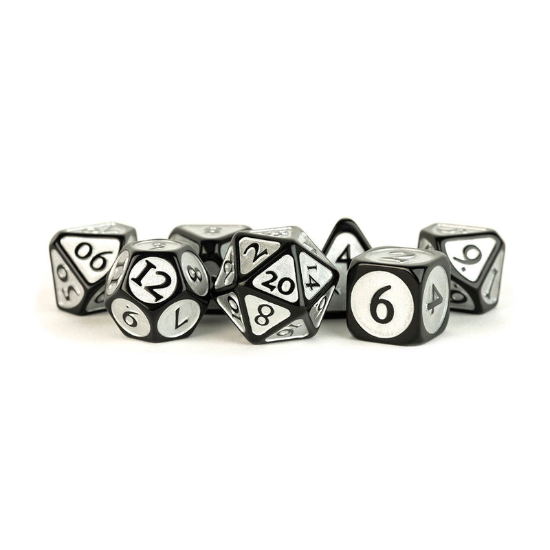 MDG - Enamel Acrylic Poly Set - Black w/ Silver Enamel