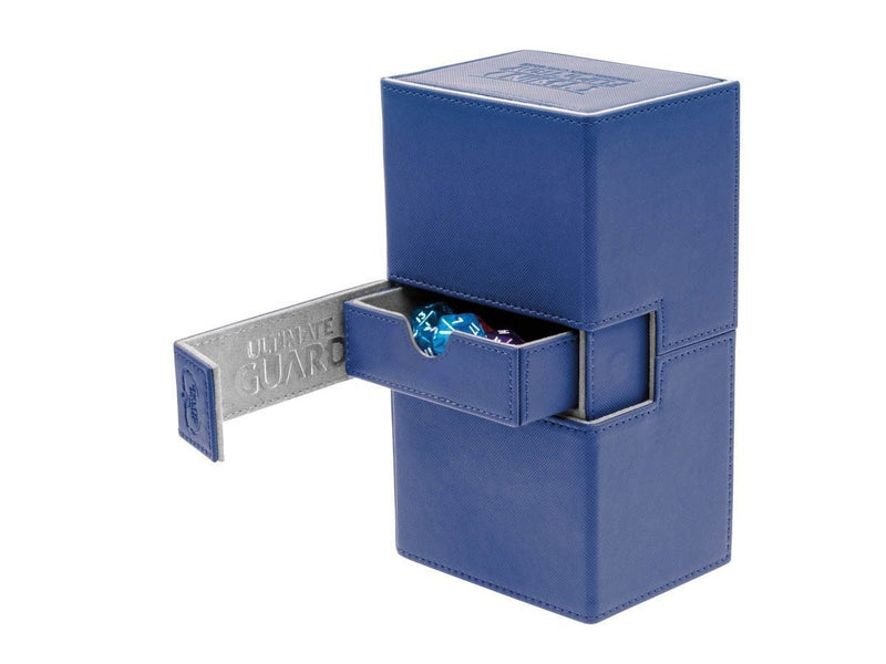 Ultimate Guard Twin FlipÂ´nÂ´Tray Deck Case 160+ Standard Size XenoSkin Blue Deck Box