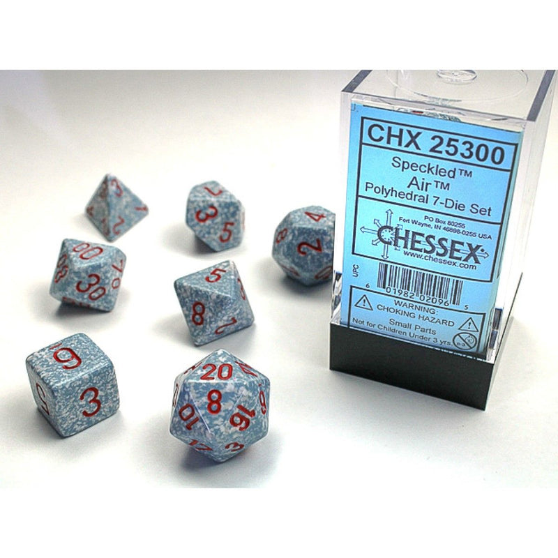 Chessex - Air Speckled Polyhedral 7-Die Set
