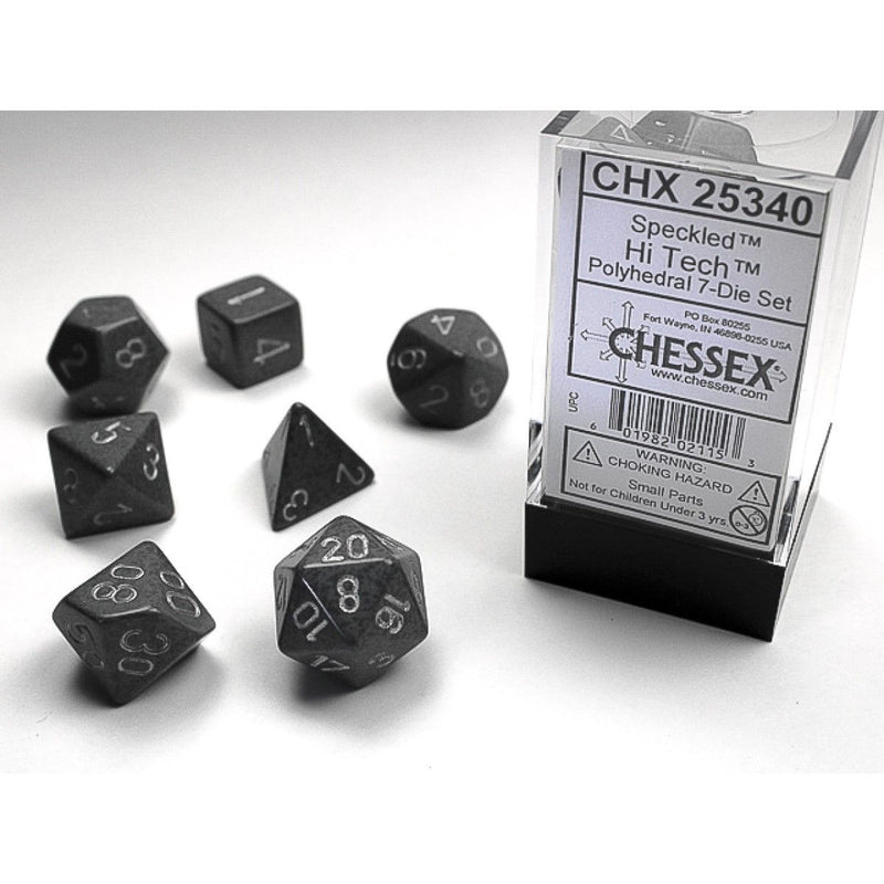 Chessex - Hi-Tech Speckled Polyhedral 7-Die Set