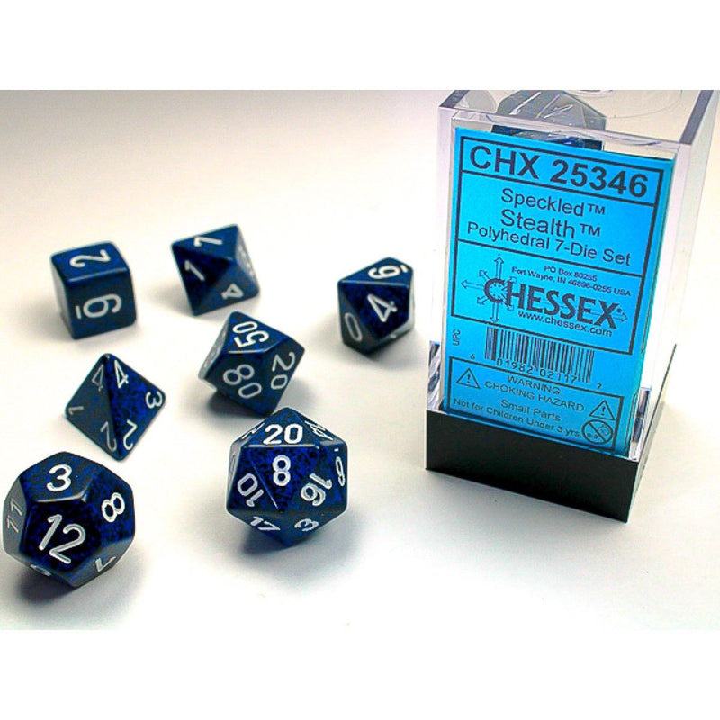 Chessex - Stealth Speckled Polyhedral 7-Die Set