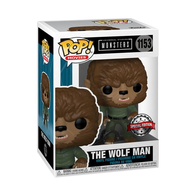 Universal Monsters - Wolf Man (US Exclusive) Pop! Vinyl Figure
