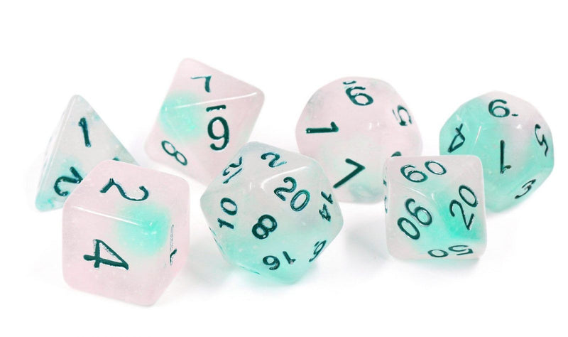 Sirius Dice Set - Frosted Glowworm