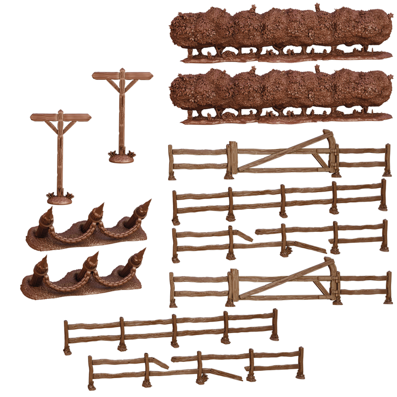 TerrainCrate Battlefield Fences & Hedges