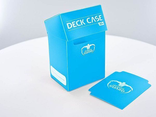 Ultimate Guard Deck Case 80+ Standard Size Light Blue Deck Box