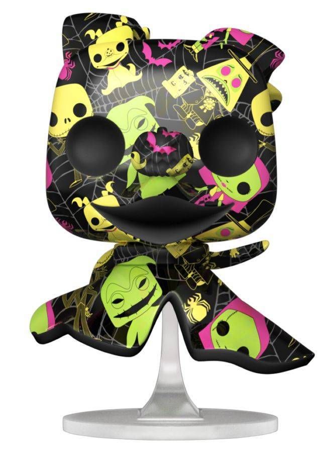 The Nightmare Before Christmas - Zero Black Light (Artist) US Exclusive Pop! Vinyl Figure with Protector