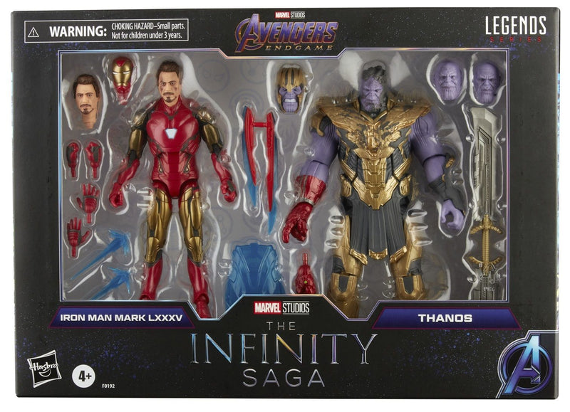 Marvel Legends Series - The Infinity Saga: Iron Man (Mark LXXXV) and Thanos 6