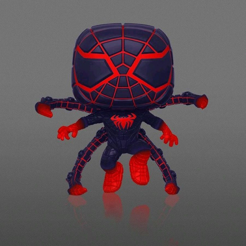 Spider-Man: Miles Morales - Programmable Matter Suit Glow Pose (US Exclusive) Pop! Vinyl Figure