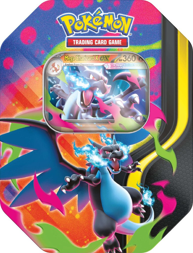 Pokémon TCG: Mega Charizard Tin (Single, Assorted)