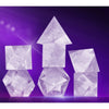 Sirius Dice Set - Clear Cloak & Dagger