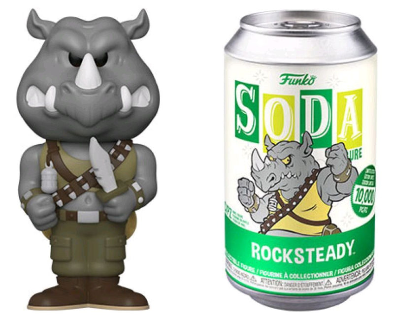 Teenage Mutant Ninja Turtles - Rocksteady (Chance of Chase) Vinyl SODA Figure
