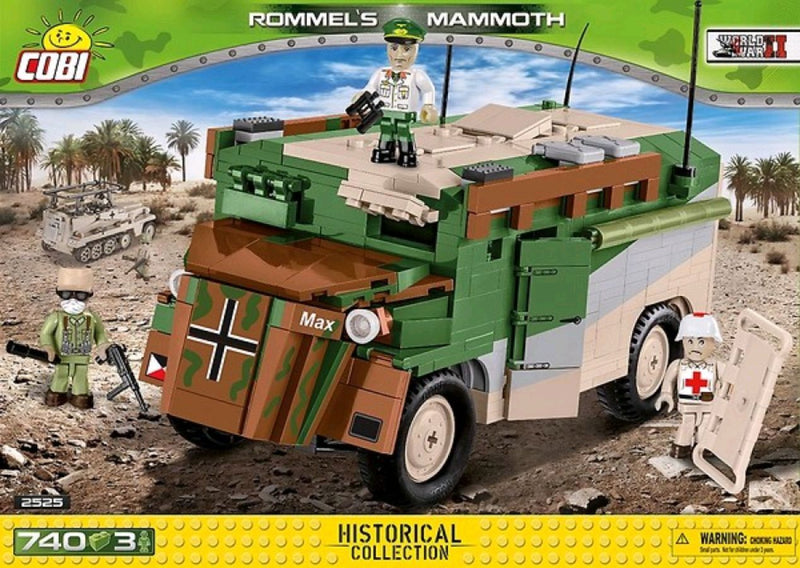 World War II - Rommel's Mammoth (735 pieces)