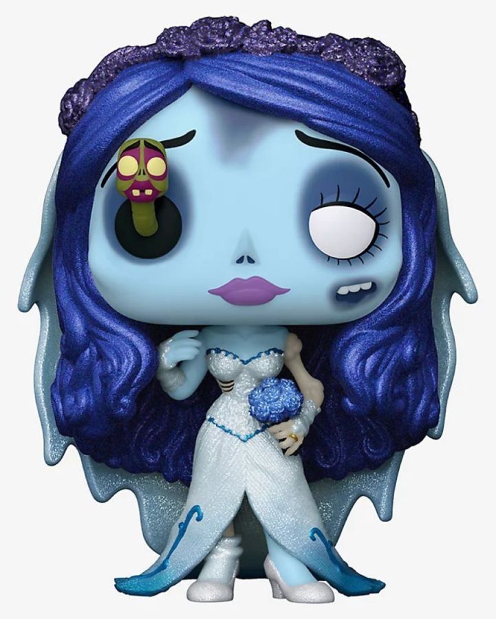 Corpse Bride - Emily with Worm US Exclusive Diamond Glitter Pop! Vinyl Figure