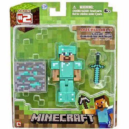 Minecraft - Series 2 Steve with Diamond Armor Action Figure