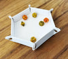 LPG Hex Dice Tray 6in White