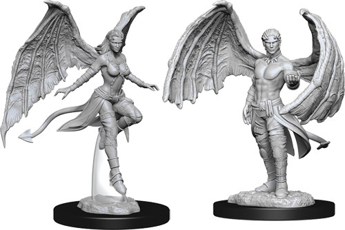 D&D Nolzurs Marvelous Unpainted Miniatures Succubus & Incubus