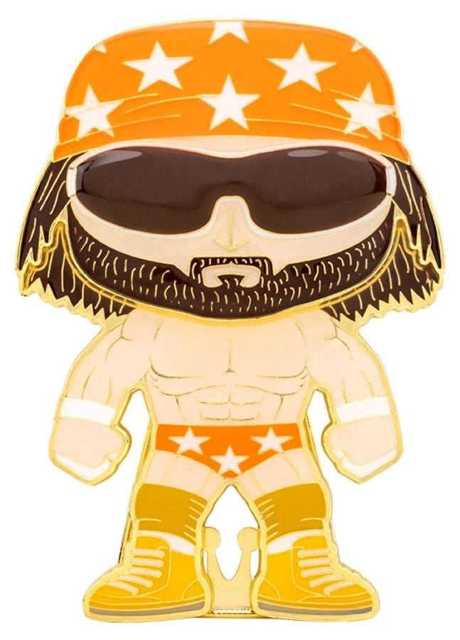 WWE - Randy Macho Man Savage (Chance of Chase) 4in Pop! Enamel Pin