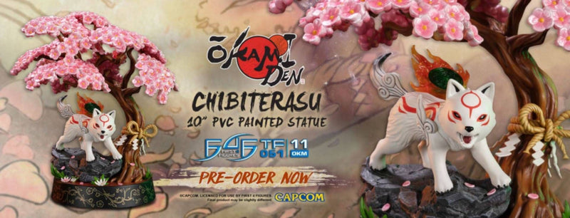 Okami - Akamiden Chibiterasu PVC Statue
