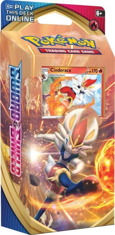 POKEMON - TCG Sword and Shield Theme Deck - Cinderace