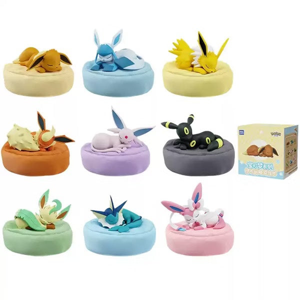 Pokémon Eeveelutions: Sleeping Pose Figures Series Blind Box (Single)